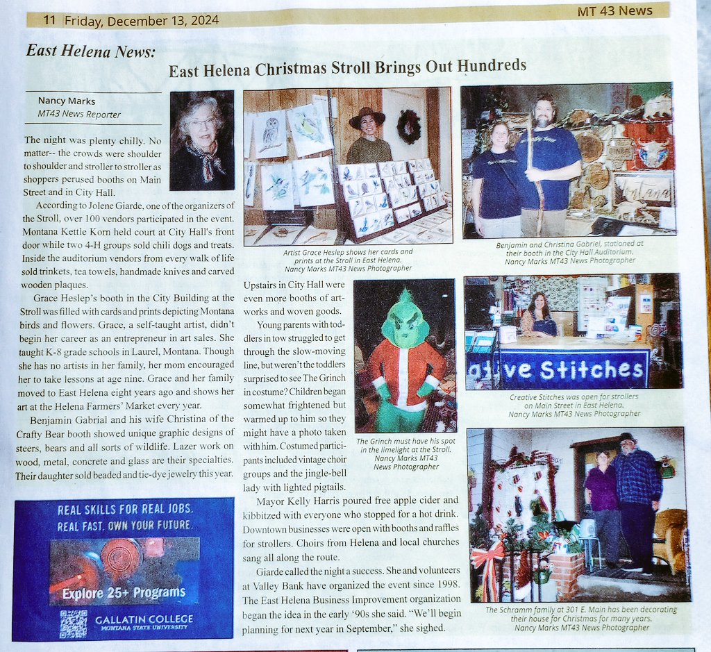 BuildStuffBear's tweet photo. We were in the paper! How FUN! https://t.co/9BpUCffTcS