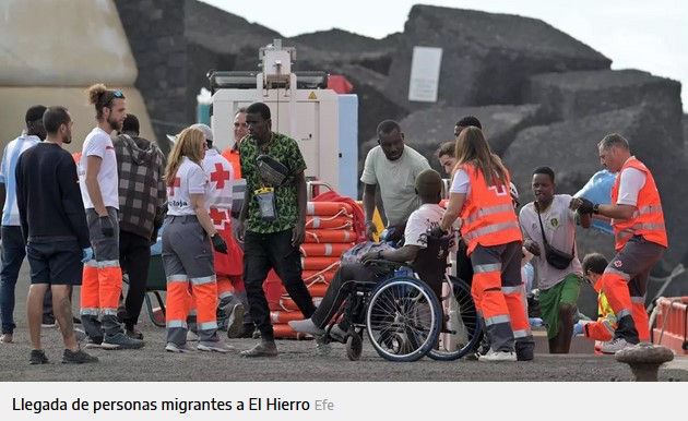 Salvamento Marítimo rescata tres cayucos con 156 personas a bordo en aguas próximas a Canarias

Ocho personas fueron trasladadas a centros sanitarios.

Fuente e imagen: eldiario.es/canariasahora/…

Si estás buscando a un familiar, contáctanos: www2.cruzroja.es/busquedasinter…