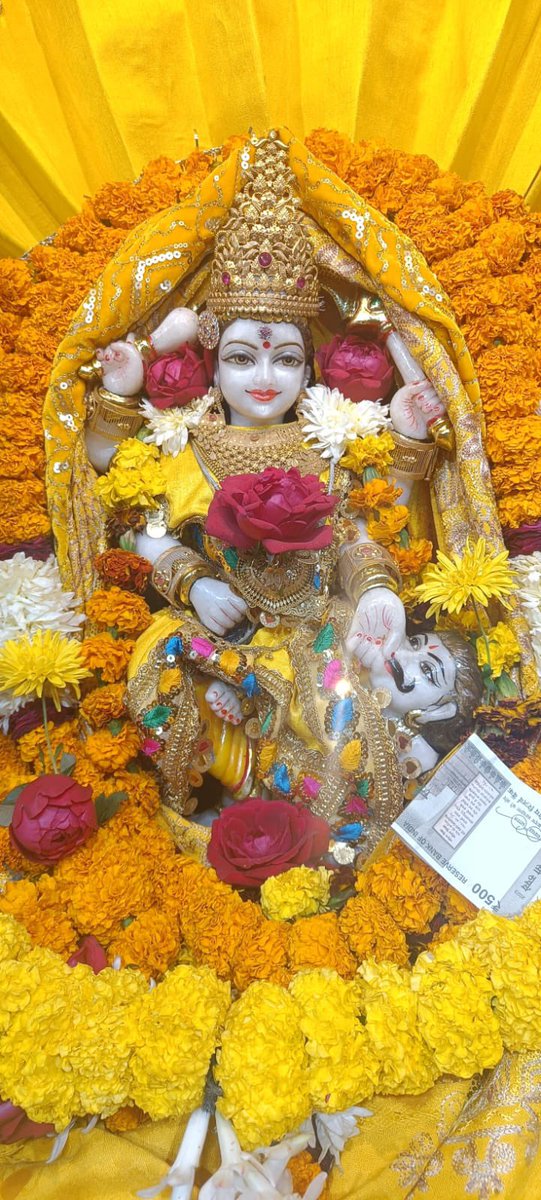 Brahmchaitanya's tweet image. Maa #Baglamukhi maintains the eighth significant position among all the Ten Mahavidya&apos;s.
Baglamukhi Puja helps us to defeat our external enemies as well as internal enemies such as Kama, Krodha, Lobha, Moha &amp;amp; Ahankar.