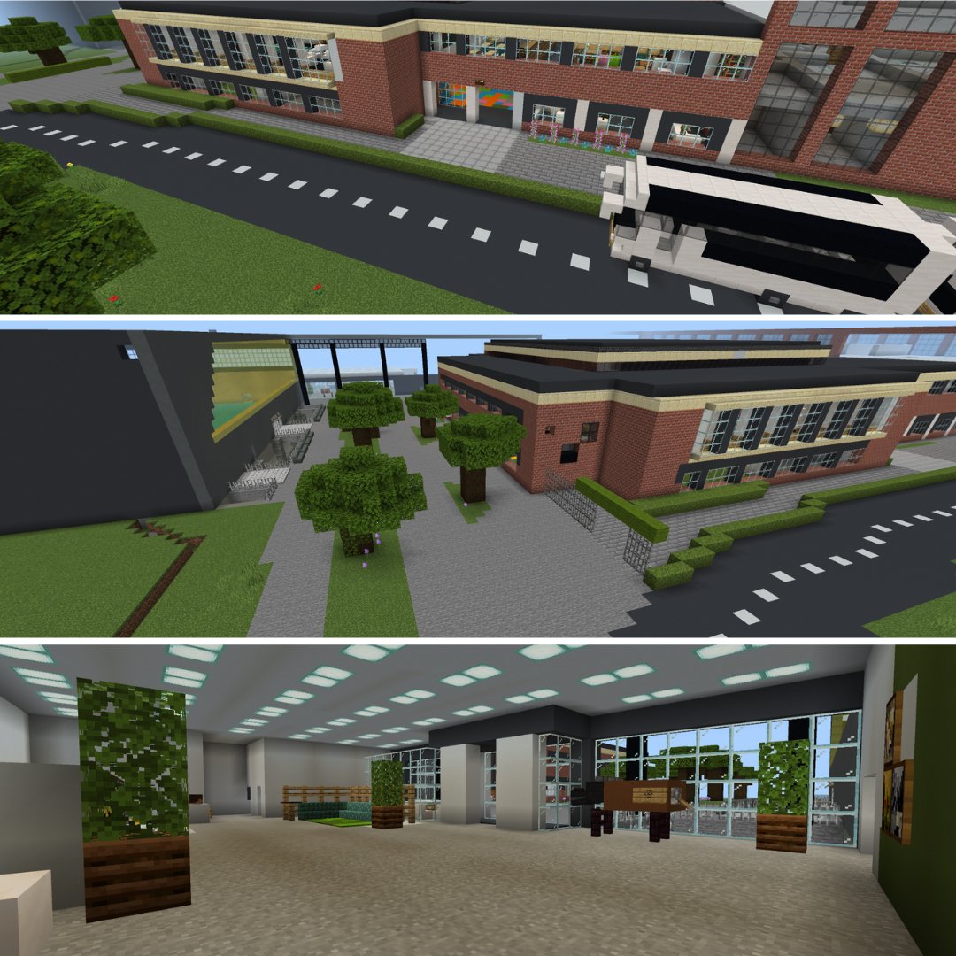 BSB_Brussels's tweet image. For the #HourofCode our students took on exciting coding challenges: recreating our school in Minecraft, building step counters with Micro:bit, and creating music with code. They explored programming in fun ways while building skills like problem-solving and collaboration.