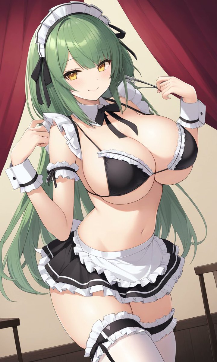Y0urAmazonQueen's tweet photo. @Maid3nDiva Instead of cleaning up crime on the streets, Burnin will now be cleaning up her Goddess's castle as a maid

Of course, the uniform will cover very little and will be enchanted to keep her constantly on the edge of orgasm desperate for Valora https://t.co/EIPIFOdpic