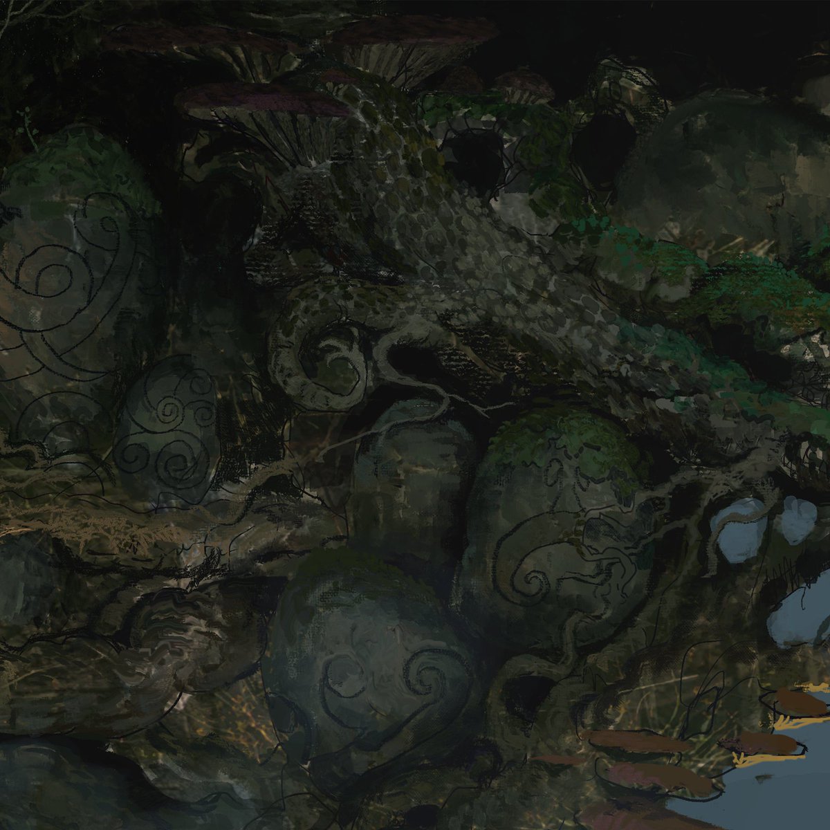 Ｔｈｅ ｂａｒｋ ｉｓ ｄａｒｋ ａｎｄ ｓｍｏｏｔｈ，