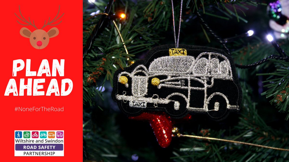 Looking forward to celebrating this evening? If you want to enjoy a drink or two, make sure you have a plan to get home safely. Book a taxi, stay over or have a trusted designated driver. #PlanAhead #NoneForTheRoad