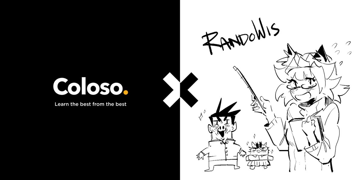RandoTheReal's tweet image. Hey everyone!
Definitely was not given a script for this, but;
Happy to finally announce that I&apos;m working with Coloso (coloso.global/en) to create a one-time-purchase &amp;amp; lifetime accessible &apos;how-to-draw&apos; course!

The early-bird sign up starts tomorrow (and I&apos;ll post a link…