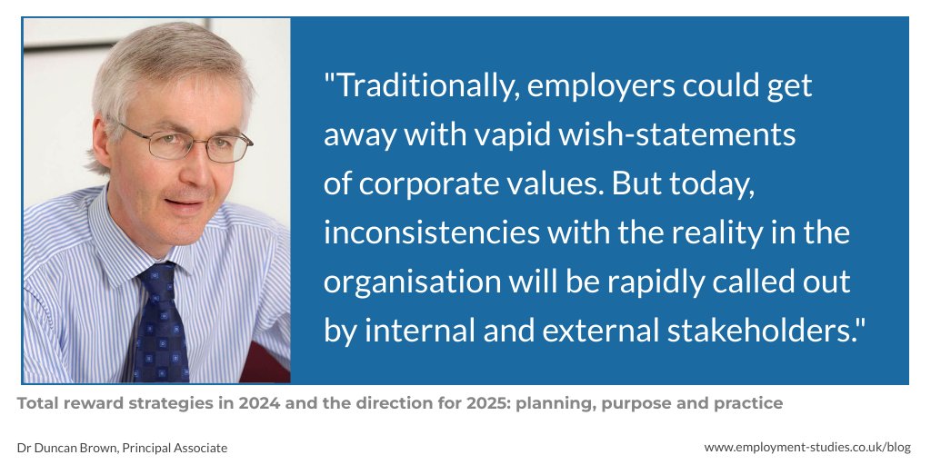 Institute for Employment Studies (@employmtstudies) on Twitter photo As we approach year-end, 20 years after publishing his first book ‘Reward Strategies: from intent to impact’, IES Associate <a href="/duncanbHR/">Duncan Brown</a> assesses the current state of reward strategy and total rewards packages, and what’s needed in the 2020s: bit.ly/49H9Z5Z As we approach year-end, 20 years after publishing his first book ‘Reward Strategies: from intent to impact’, IES Associate <a href="/duncanbHR/">Duncan Brown</a> assesses the current state of reward strategy and total rewards packages, and what’s needed in the 2020s: bit.ly/49H9Z5Z