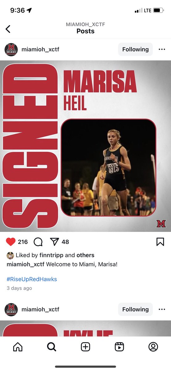 Lady Gales Distance (@ladygalescc) on Twitter photo Congratulations to our own <a href="/MarisaHeil/">Marisa Heil</a> for committing to further her academic and athletic career at Miami of Ohio! We are so proud of you! #galetoredhawk #alwaysagale Congratulations to our own <a href="/MarisaHeil/">Marisa Heil</a> for committing to further her academic and athletic career at Miami of Ohio! We are so proud of you! #galetoredhawk #alwaysagale