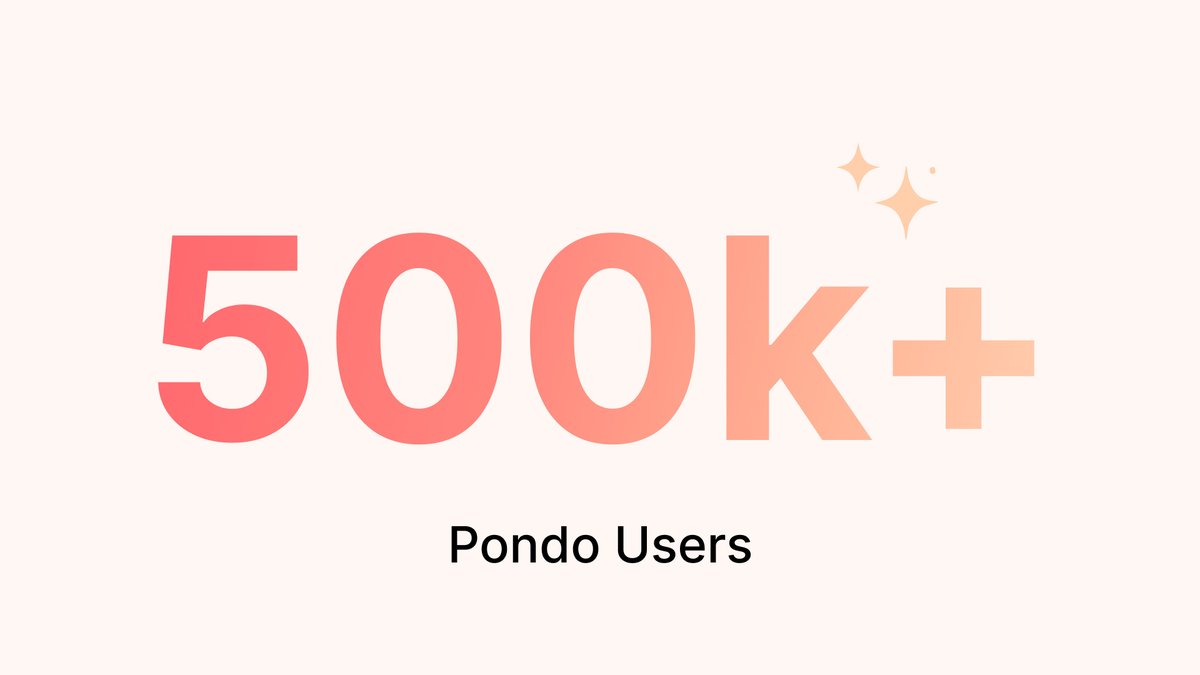 500,000 Stakers! 🎉

We’re thrilled to announce that over 500,000 users are now staking their $ALEO with Pondo! 🚀

Thank you for trusting us to power your DeFi journey 🎏

Get started here: app.pondo.xyz