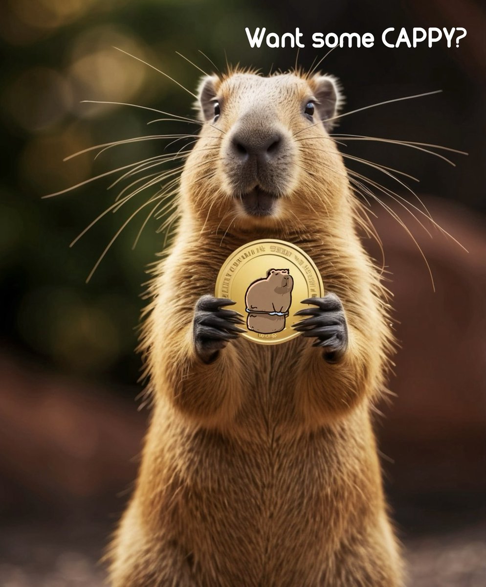cappybaralab's tweet photo. ❤️ Cabby Fam, We See You! ❤️
From hilarious memes to sharing our posts, YOU are the reason Cabby is growing every day!
To show our love, we’re giving away 5,000 Cabby Coins to 5 lucky followers.
✨ Retweet this to enter!
#CabbyCoin #CryptoFam #CAPPY #capybara #PeaceAndLove #memecoin #CappyCommunity