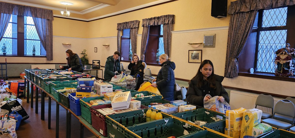 Fantastic hard work and donations from Caritas pupils from Cardinal Newman and Mr Stewart and Mrs Barr. Well done!