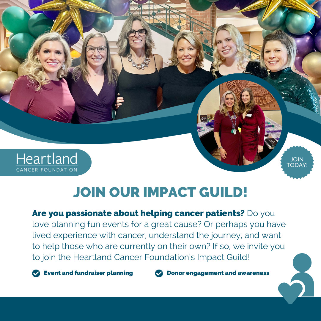 HeartlandCancer's tweet photo. Are you looking for a meaningful way to support the cancer community? Join our Impact Guild in 2025! 💛

Learn more and apply: https://t.co/eGHXL4mowj https://t.co/NWSSBsIxXi