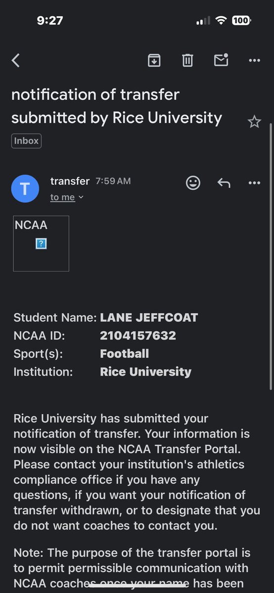 I have officially entered the transfer portal with 4 years of eligibility left.
