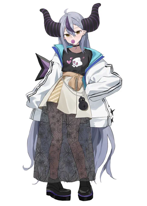 #laplus_artdesu ストリートファッションラプ様 