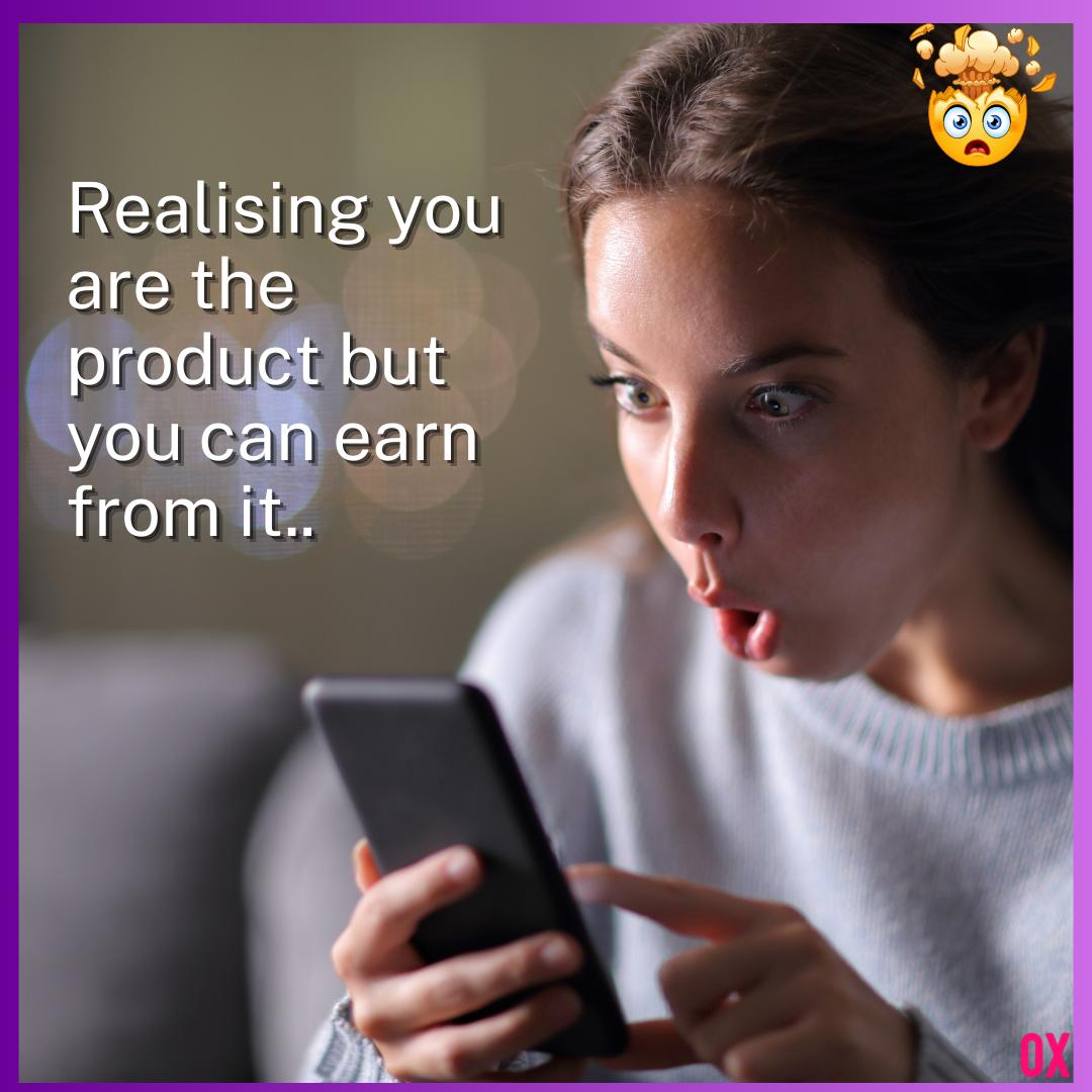 OXygean_app's tweet photo. Realizing YOU are the product... but with OX, you can finally earn from it. 💡📲
Stop giving away your value for free—start owning and earning from your data today. 🚀
➡️ https://t.co/rMLudRYQkG
#OXME #OwnYourData #Web3 #DigitalEconomy https://t.co/eZBi3MRGUW
