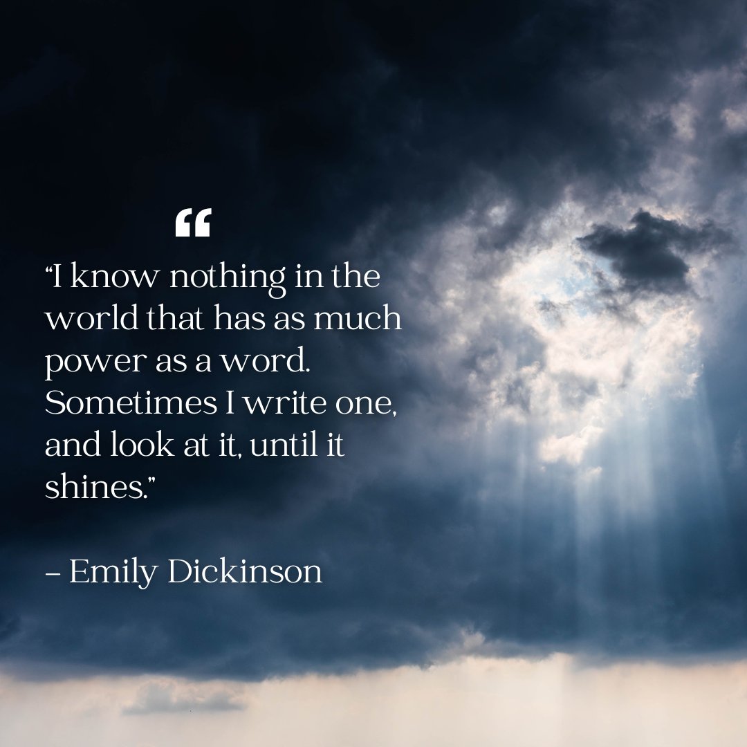 grantgoddess's tweet photo. It would be hard for anyone to deny that words have power. They can lift people up or tear them down. They can enslave or liberate.  You'd think we'd be more careful with them.
#writing #words # #writingmotivation #EmilyDickenson #grantwriting #grantwriter https://t.co/mvfohgFkRj
