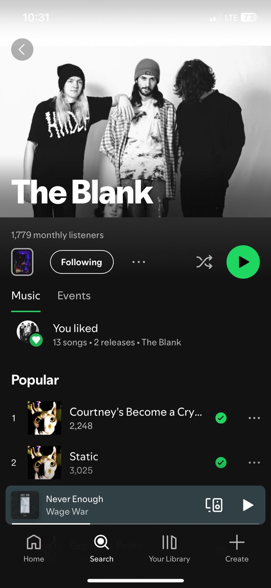 Yo so idk how many of you know, but I’m in a goth punk band. And we recently put out our debut album this November. So go give it a listen and let me know what you think!

Full album out everywhere you stream your music!