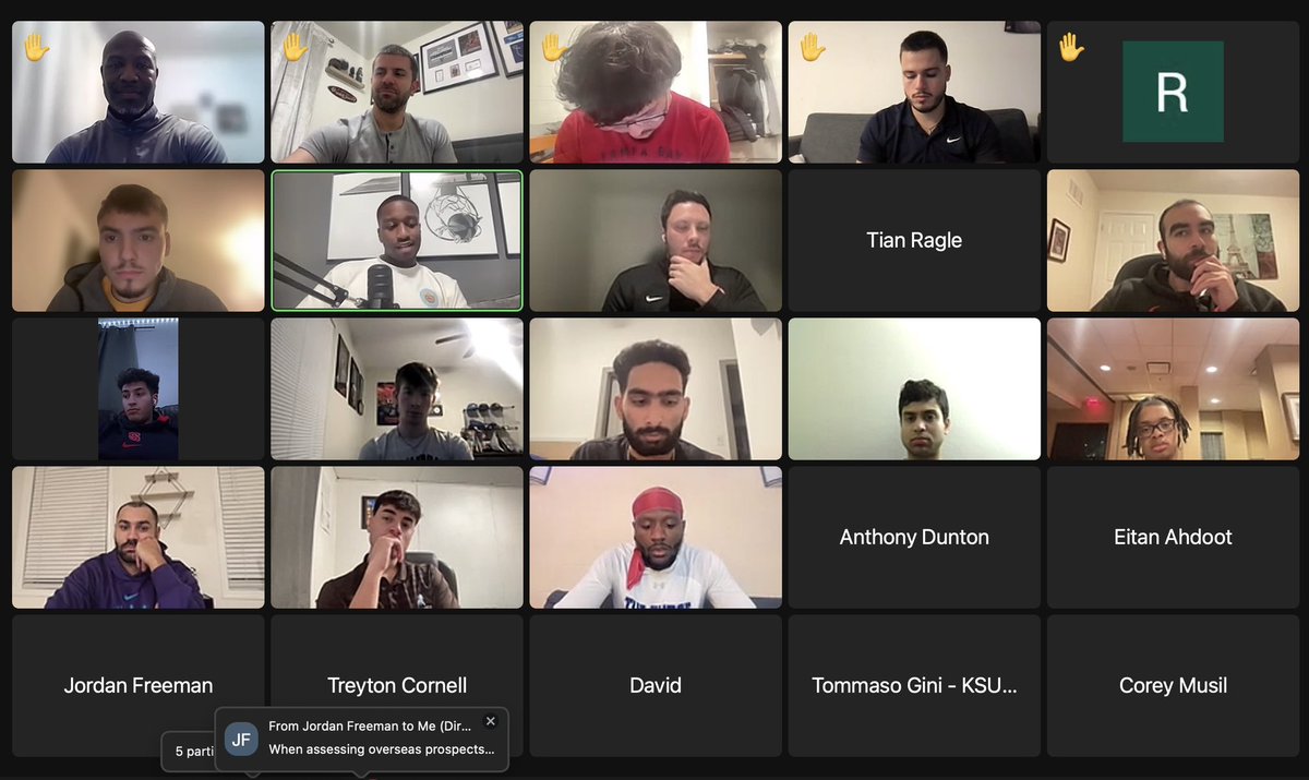 This past Sunday night, Courtside Connections welcomed Detroit Pistons Scout Anthony Goods as a guest speaker to discuss the ins and outs of his role in NBA scouting! 

The zoom consisted of a film player breakdown, mock scouting report, and a Q/A session!

Let’s keep it rolling!