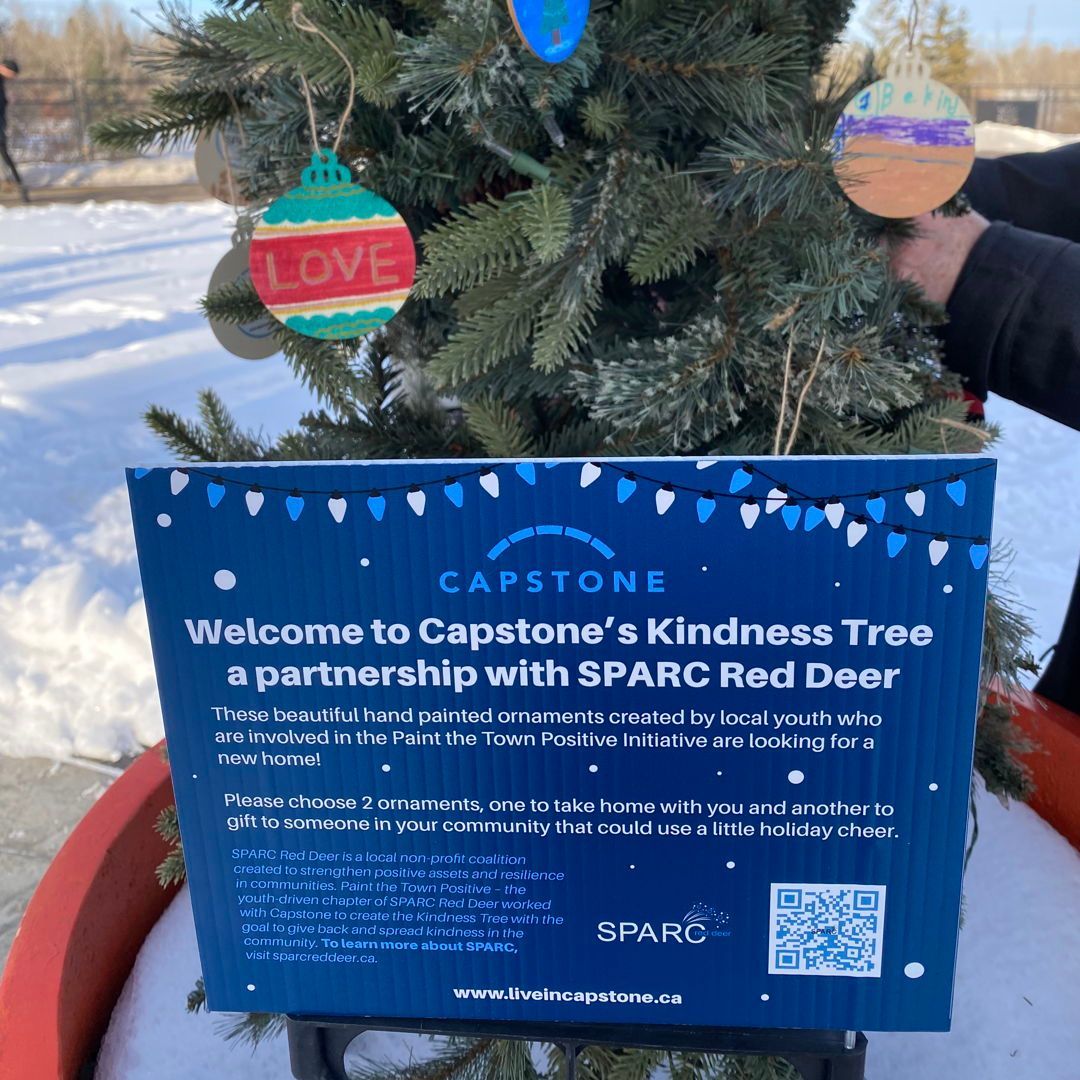 Have you been to the Capstone Kindness Trees yet? There are many kindness ornaments ready for you to take one and share one. #sparcreddeer #liveincapstone #helpingkidsgrowupgreat Check out the story here:  buff.ly/3D7FkST