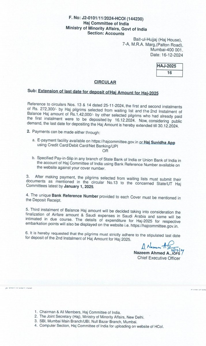 Haj Committee of India (@haj_committee) on Twitter photo 