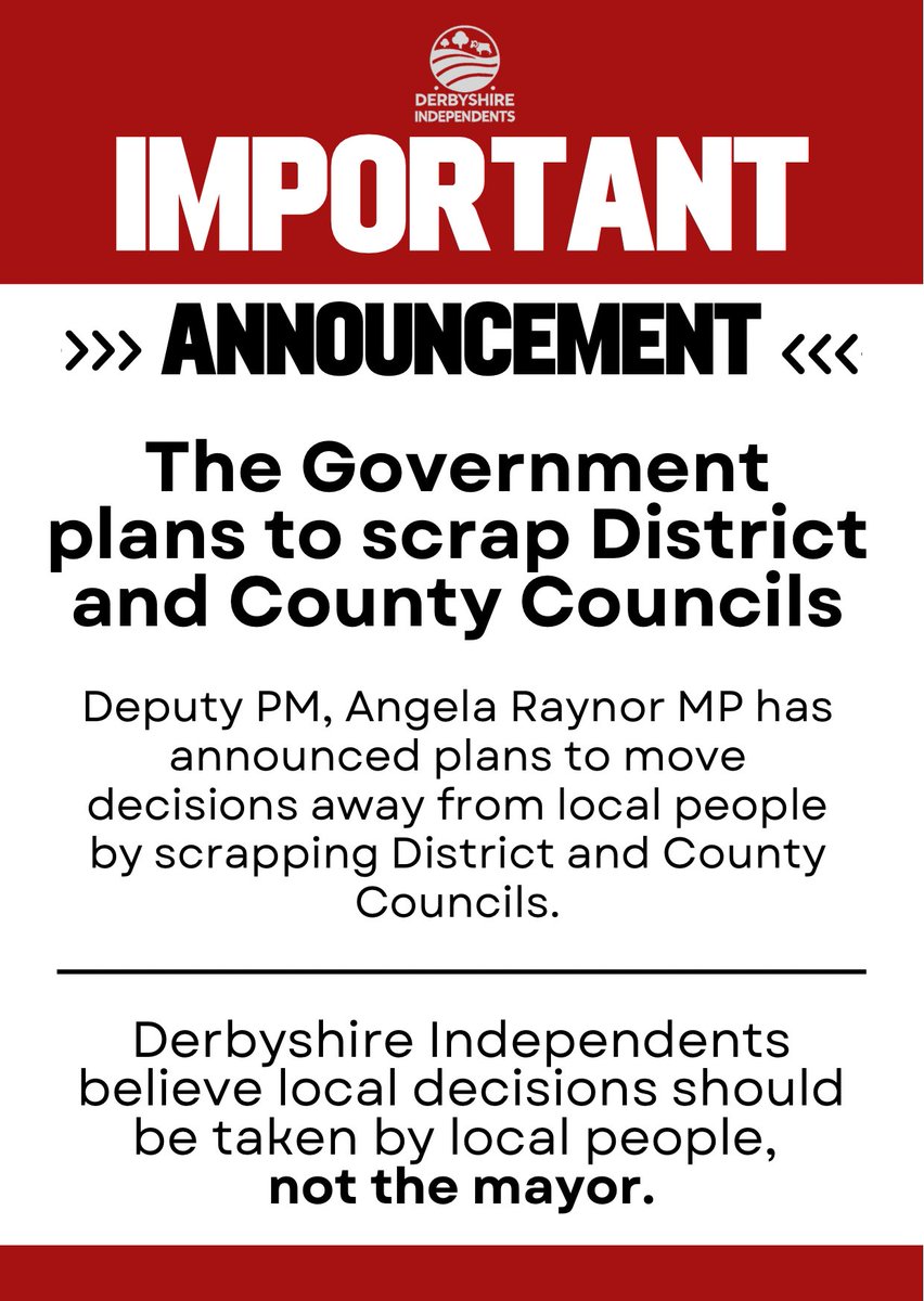 The Government must rethink its position and offer the residents of Derbyshire actual devolution, which puts more powers in the hands of local authorities, not less.

Source: bbc.co.uk/news/articles/…