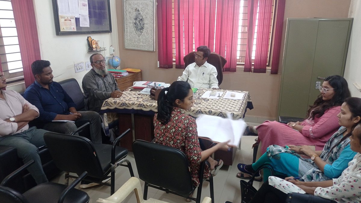 SbccNktTaluka's tweet photo. SNID Polio Round meeting at Taluka Health office Nakhatrana with phc medical officer . https://t.co/kQ4QaftPW7
