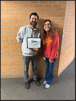 Congratulations to Marc Harman for being nominated for a Park Hill Star Award at PHHS! He is a leader within our building and works hard to make the AVID program a success.