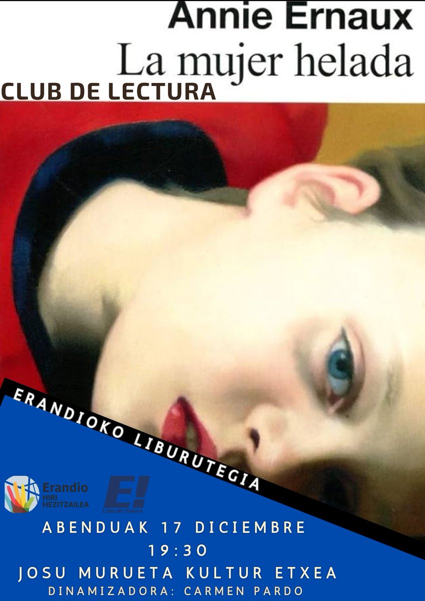 Bihar 19:30etan Irakurketa Kluba Carmen Pardorekin

Mañana a las 19:30 horas Club de Lectura con Carmen Pardo 🤩👍💯