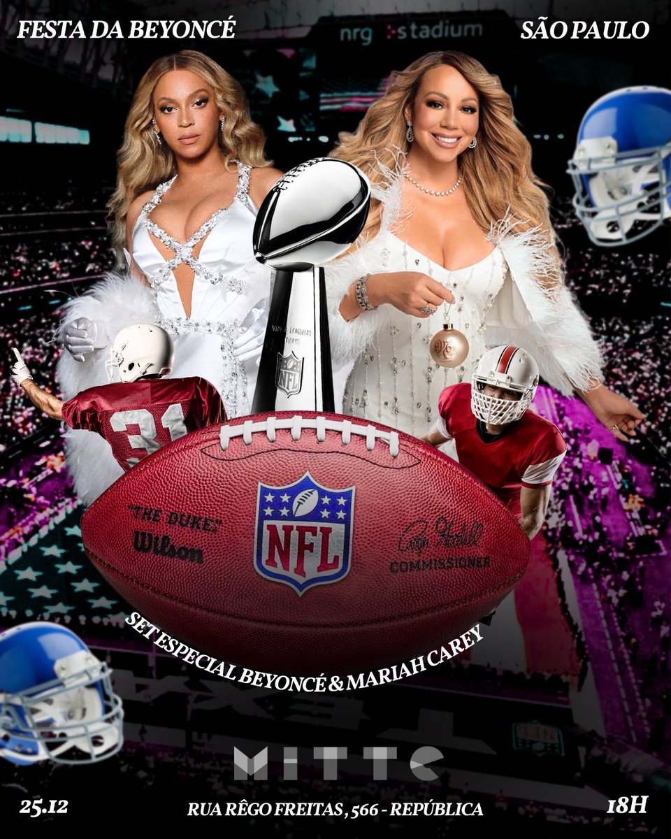 festadabeyonce's tweet photo. FESTA DA BEYONCÉ DE NATAL

+ SET ESPECIAL MARIAH CAREY
DRINKS
COMIDINHAS
E TRANSMISSÃO DO JOGO DA NFL

25.12
18H
MITTE BAR 
SÃO PAULO

Ingressos: https://t.co/PsumUmYtuc

#beyonce #mariahcarey #nfl #halftimeshow #xmas #sp #lambs #beyhive #fanparty #festadabeyonce #beyfans #mimi https://t.co/RqyE9FlpjT
