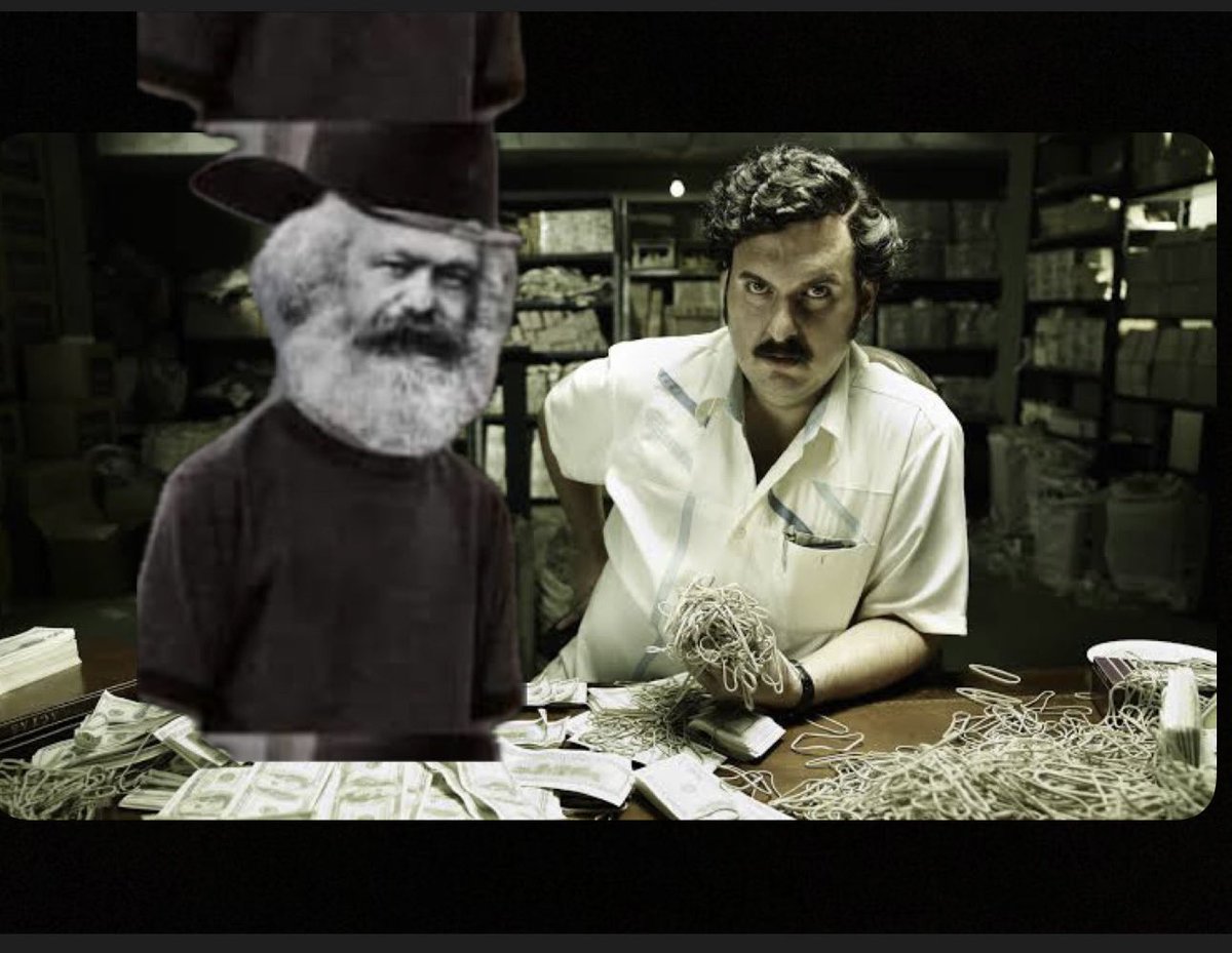 prachitamta's tweet photo. Marx said that religion is the opium of the masses, but if he was alive during these current times he would be selling that opium with Pablo Escobar to the masses. https://t.co/4EfW7XeM1Q