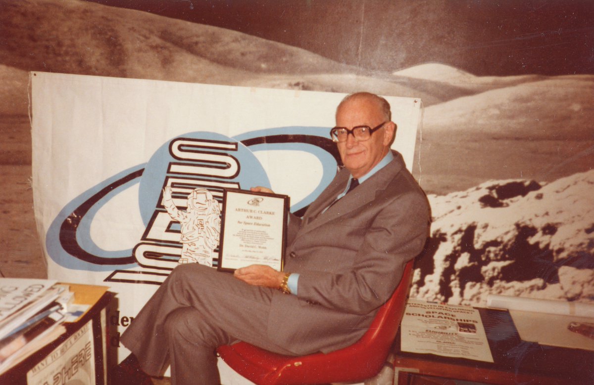 Bob Richards π (@bob_richards) on Twitter photo Fondly remembering Arthur C Clarke born #OTD Dec 16, 1917, with gratitude for his decades of generosity and support for @SEDS, #SpaceGeneration and <a href="/ISUnet/">Space University</a>. Fondly remembering Arthur C Clarke born #OTD Dec 16, 1917, with gratitude for his decades of generosity and support for @SEDS, #SpaceGeneration and <a href="/ISUnet/">Space University</a>.