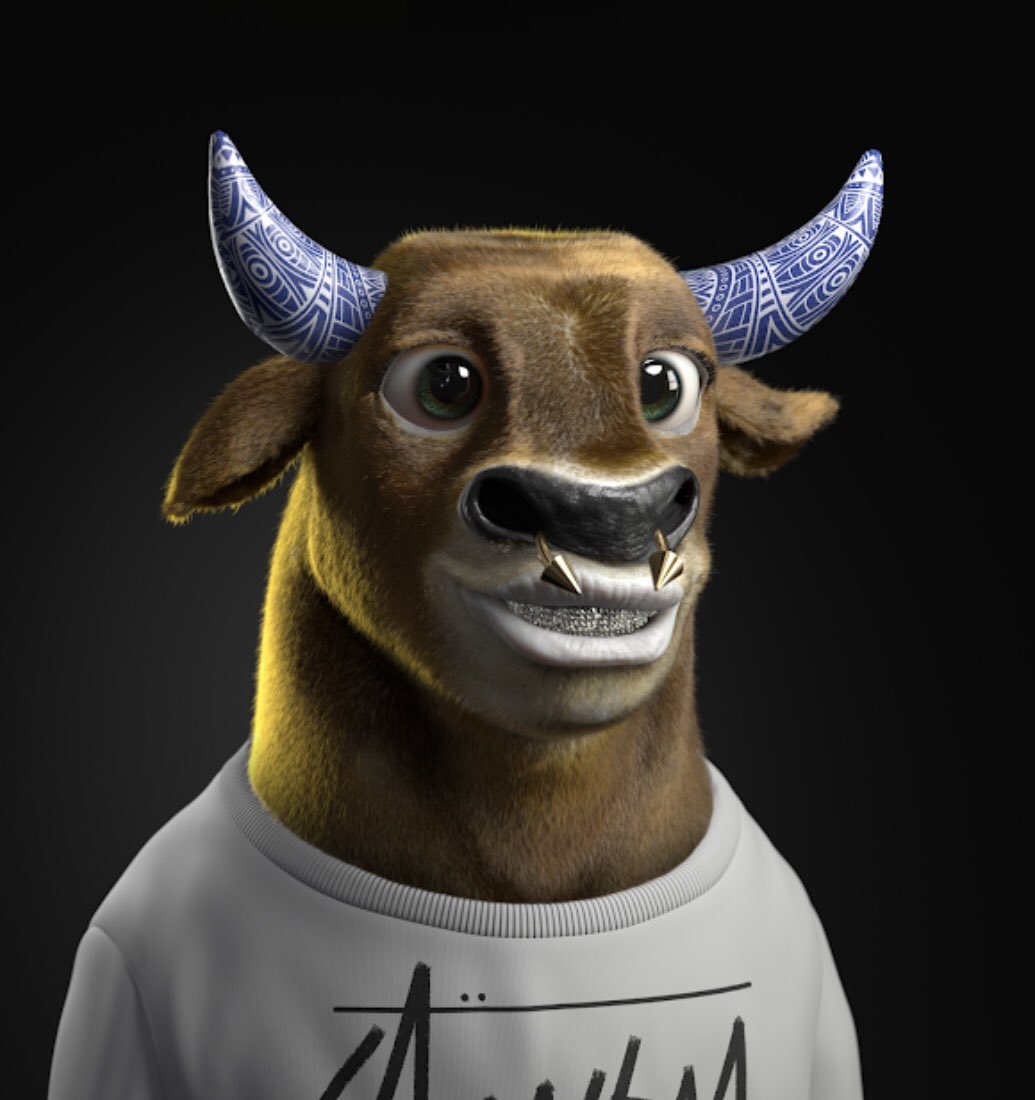 CryptoCranium4's tweet photo. @reubs_btc You can’t fade the OG Bulls from 2021 by @Gal3DArt in a full blown Bull market!  Grab some Bulls even in it’s only for the genuine #DigitalArt 🐂💪🏼🤩

@cryptobulls_wtf #BullishAF #CBS #BullsForLife https://t.co/1TfP5iE2Rm