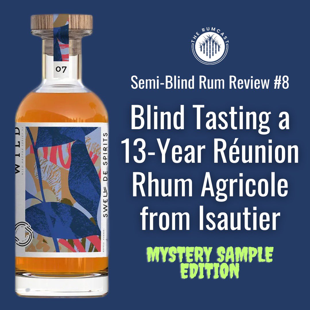 We're back with another entry in our semi-blind reviews series — but with a twist! This time, it's a 13-year-old rhum agricole from Isautier Distillery in Réunion Island bottled by Swell de Spirits.

Special thanks to Rumcast patron Ben for providing the sample.