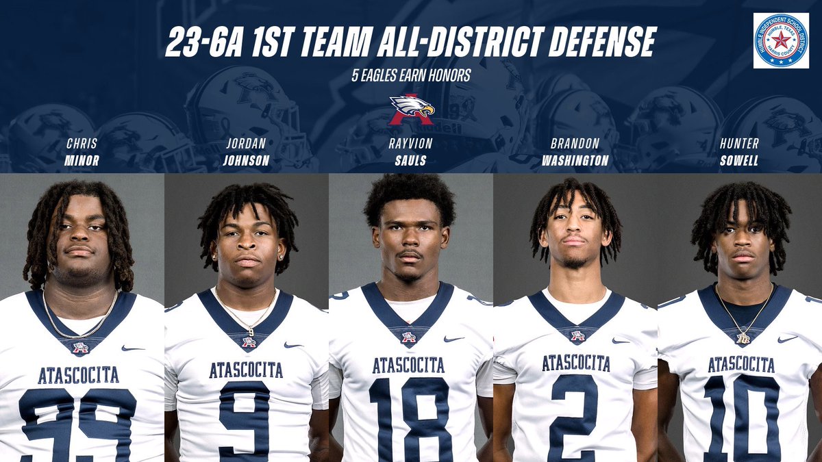 Congratulations to all the players who earned 1st Team DEFENSIVE All-District Selections for 23-6A this season!

#ProtectTheTradition