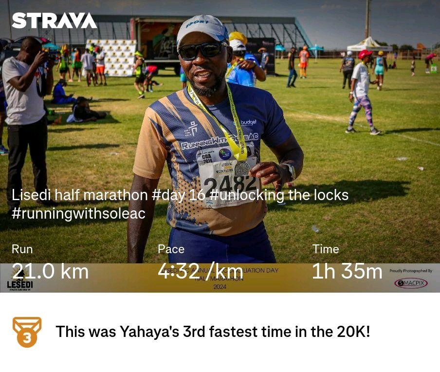 s_siraji's tweet photo. Plan was to push but easy push. It went accordingly #unlocking the locks #runningwithsoleac #runningforhope #TrapnLos #untilWerunagain #ipaintedmyrun @PaintFunRace @runningwithsoleac #NeverSkipMondayRWSAC https://t.co/JE0cKElLV8