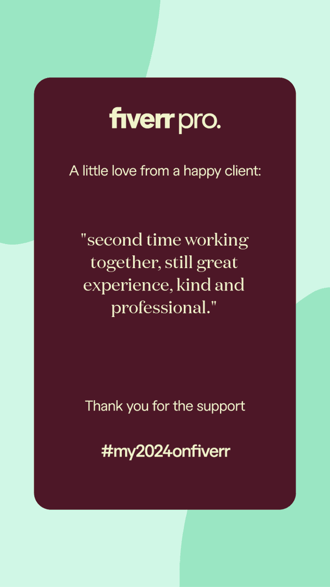 imshaamimh's tweet photo. #my2024onfiverr https://t.co/IRpQ2Xx8TT