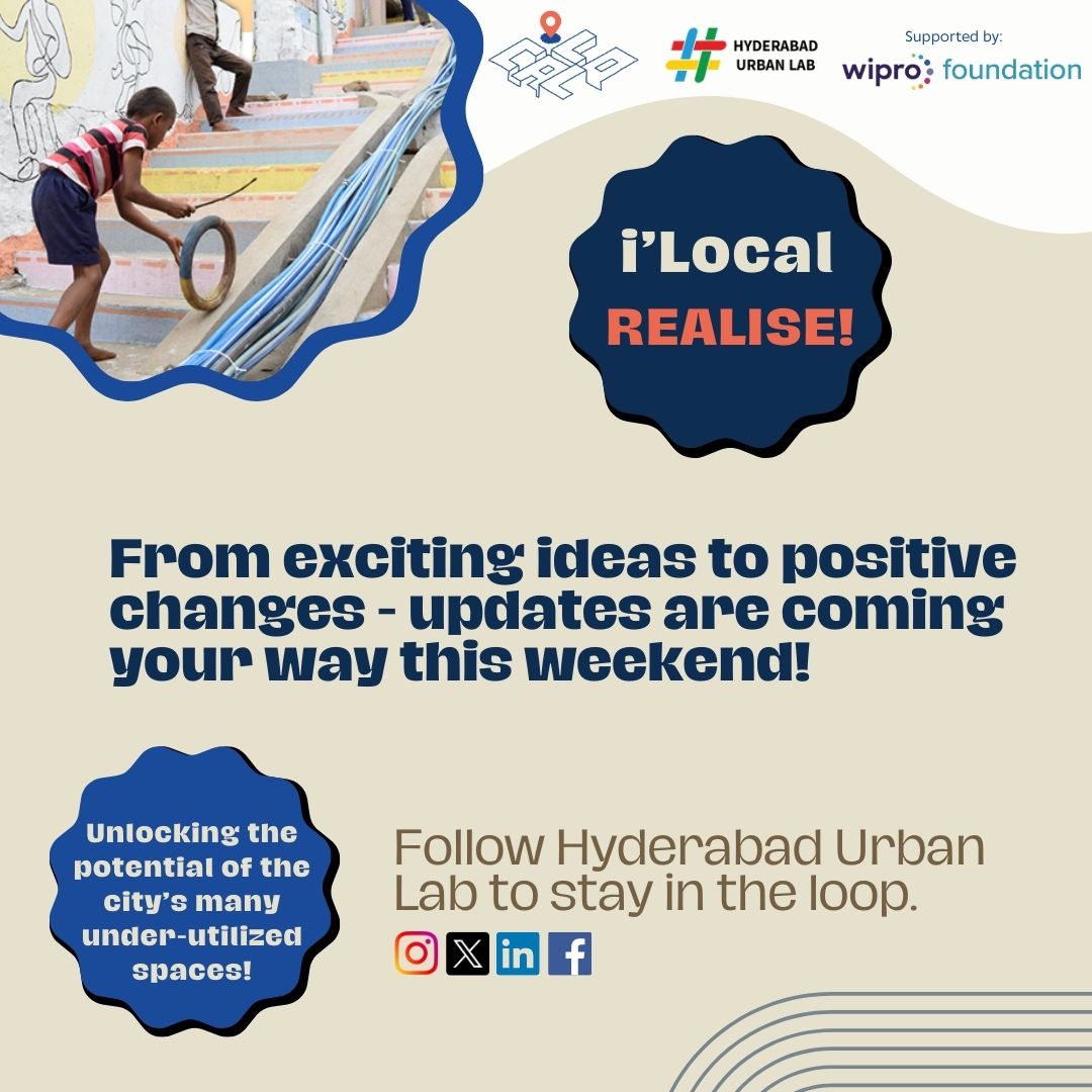 i'Local updates are dropping this weekend—don’t miss out! Stay tuned! 
#i'Local #hyderabadurbanlab #updates