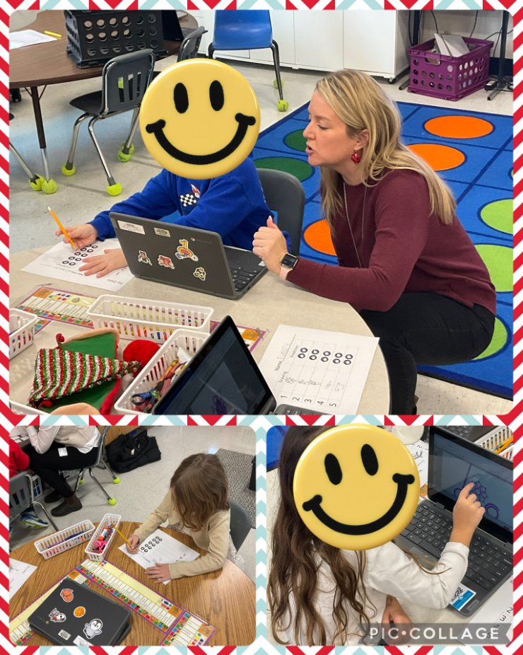 Kindergarten Ss <a href="/emerickelem1967/">Emerick Elementary</a> engaged in a Machine Learning lesson to see if <a href="/Google/">Google</a> AutoDraw could recognize images of living and nonliving things at the park. Ss had to record their data to see what modifications had to be made to get the program to recognize their drawing.