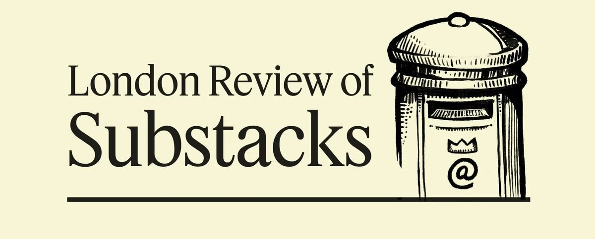 Prashant Rao (@prashantrao) on Twitter photo Monday = London Review of Substacks
<a href="/semafor/">Semafor</a>'s <a href="/TomChivers/">Tom Chivers</a> reviews three smart essays by <a href="/deborahjvass/">Deborah Vass</a>, <a href="/HenryGJeffreys/">Henry Jeffreys has a podcast</a>, and <a href="/salonium/">Saloni</a> in our daily global newsletter semafor.com/newsletter/12/… Monday = London Review of Substacks
<a href="/semafor/">Semafor</a>'s <a href="/TomChivers/">Tom Chivers</a> reviews three smart essays by <a href="/deborahjvass/">Deborah Vass</a>, <a href="/HenryGJeffreys/">Henry Jeffreys has a podcast</a>, and <a href="/salonium/">Saloni</a> in our daily global newsletter semafor.com/newsletter/12/…