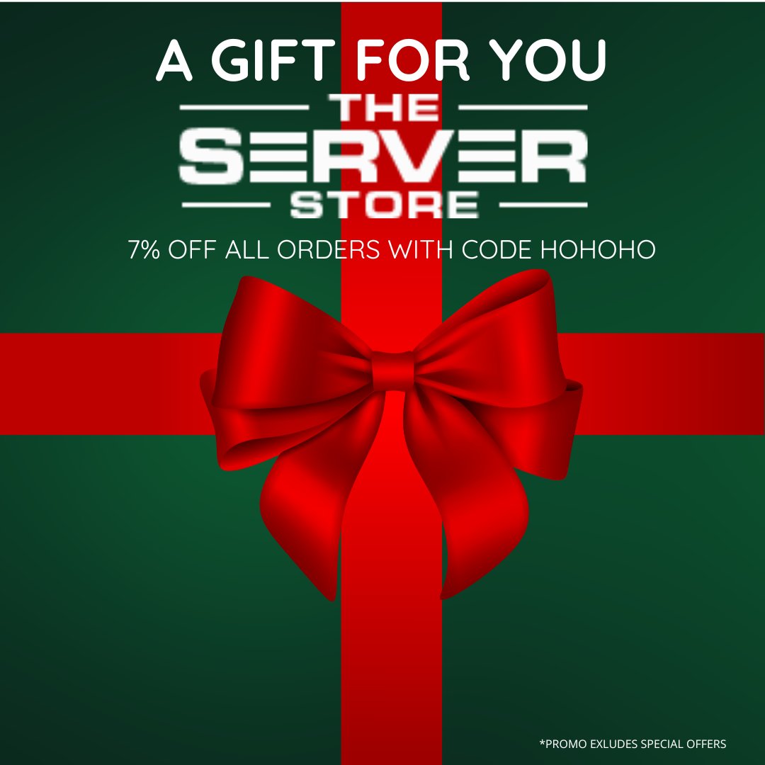 TheServerStore1's tweet photo. Starting December 23rd- 7% OFF on us! Don't miss out on our last sale of the year!

Any orders placed after December 17th, 2024, will not be processed until after January 6th, 2025. The office will be closed December 24th-January 2nd. Happy Holidays! 🎅🎁 https://t.co/Iq1NIc17qW