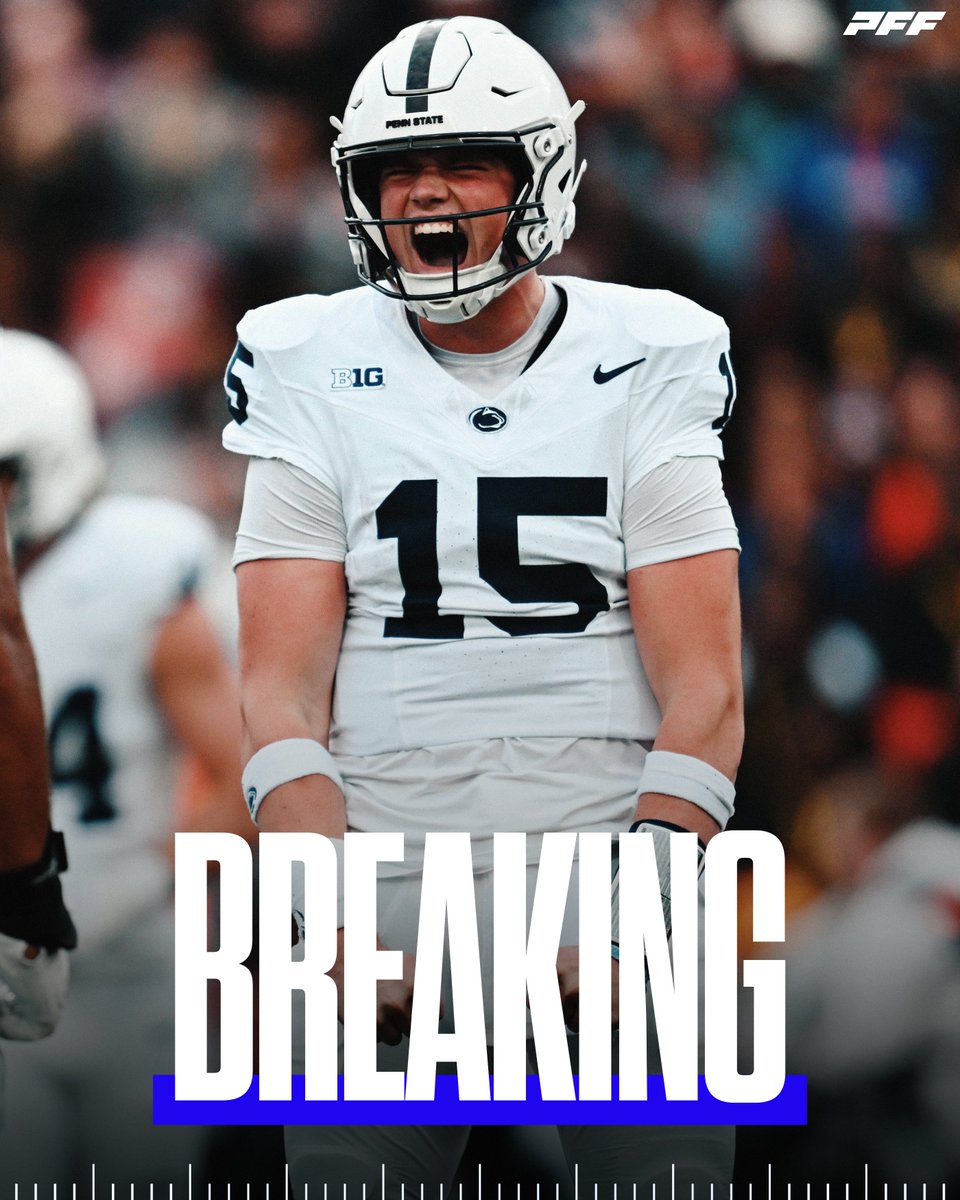PFF College (@pff_college) on Twitter photo Penn State QB Drew Allar will return to school in 2025 instead of entering the NFL Draft, per <a href="/PeteThamel/">Pete Thamel</a> Penn State QB Drew Allar will return to school in 2025 instead of entering the NFL Draft, per <a href="/PeteThamel/">Pete Thamel</a>