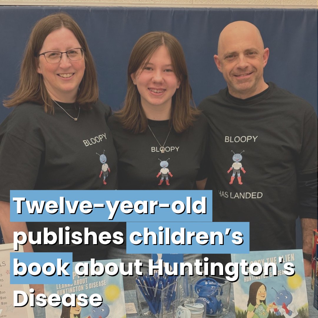📖 Emma Wajswasser is a 12-year-old student from Toronto whose grandpa is living with HD. She wrote this book because she wanted to educate kids and adults about the disease and how to interact with people in a kind and compassionate way

🔗 bit.ly/49WrkrL