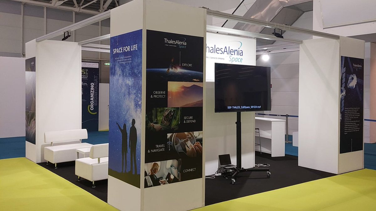 Thales Alenia Space &amp; <a href="/telespazio/">Telespazio</a> take part of the <a href="/NSEexpoforum/">NewSpace Economy ExpoForum #NSE2025 🇮🇹</a> in Rome, as we highlight together the important role Italy plays in the global #space economy. 
We are looking forward to new connections &amp; synergies, to spark the future of sustainable innovation in space🛰️
#NSE24