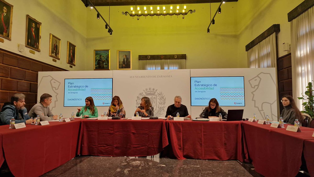 ASAPMEAragon's tweet photo. Hoy hemos asistido a la presentación del Plan Estratégico de Accesibilidad del @zaragoza_es, en cuya elaboración ha participado @ASAPME Aragón. https://t.co/7ui8QkLxIJ