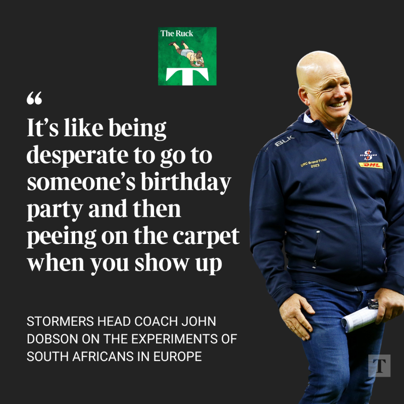 TimesSport's tweet photo. 🎙️ The Ruck Podcast 🎙️

🏉 After the second round of action in Europe, @willgkelleher, @AlexMLowe and @ElganTimes discuss if the South African teams are a help or hindrance to the competition 🔽

Listen: https://t.co/V3AmstOrYE