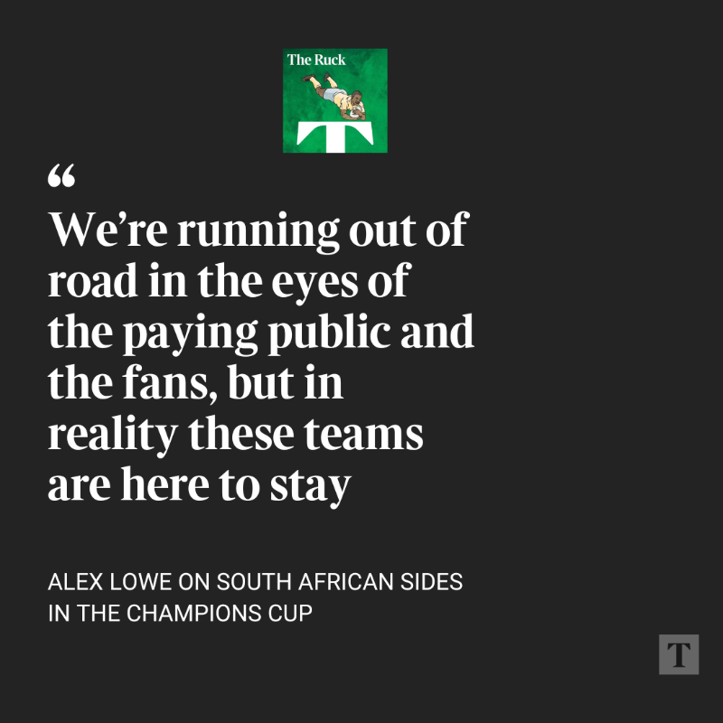 TimesSport's tweet photo. 🎙️ The Ruck Podcast 🎙️

🏉 After the second round of action in Europe, @willgkelleher, @AlexMLowe and @ElganTimes discuss if the South African teams are a help or hindrance to the competition 🔽

Listen: https://t.co/V3AmstOrYE
