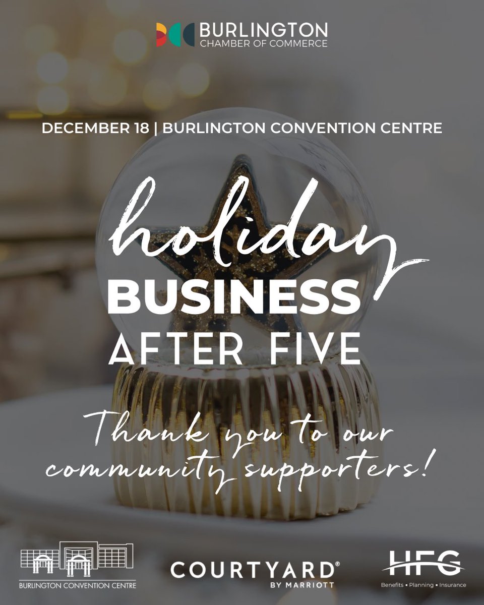 burlingtoncofc's tweet photo. A huge thank you to our incredible hosts, sponsors, and partners for making our Holiday Business After 5 event possible! 🎉
See you all this week! Haven’t registered yet? It’s FREE for all members ➡️ https://t.co/Lg8x4sCeA7
#HolidayBA5 #CommunitySupporters https://t.co/X9zuhcV7TH