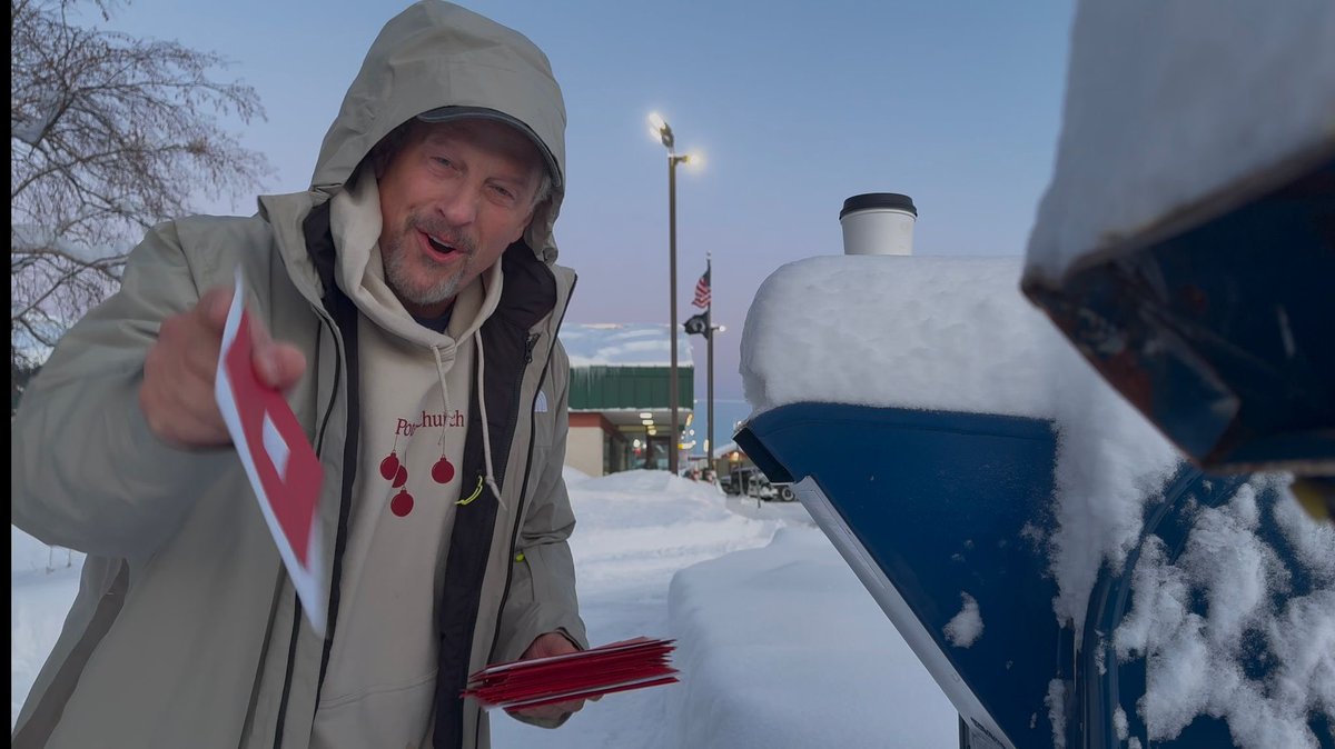 Made it to the North Pole with all your letters to santa!! 🎅🏼 Check out my Youtube Channel to watch the whole journey! 

#northpole #alaska #potentialchurch