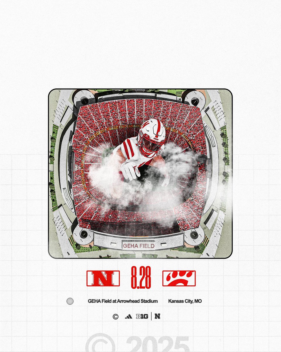 Headed to the Red Kingdom.

🔗: go.unl.edu/6t9c

#GBR x #WhatsNExt!