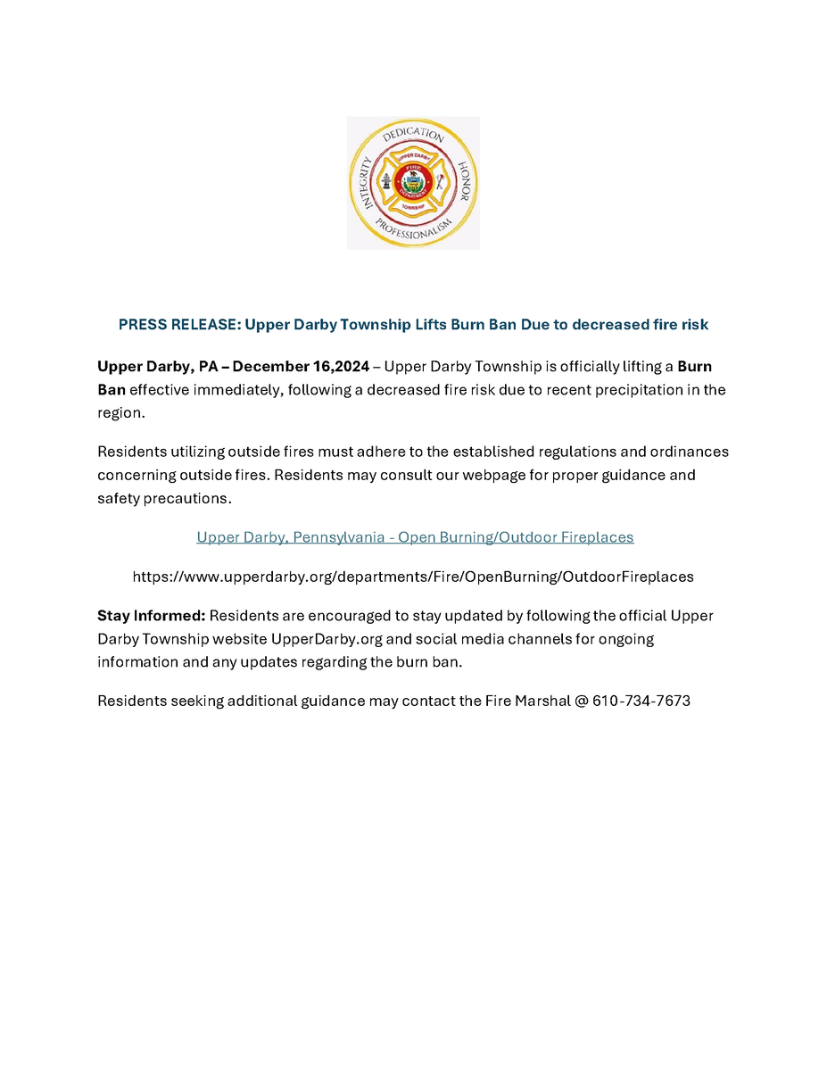 Upper Darby Fire Department (@upperdarbyfd) on Twitter photo 