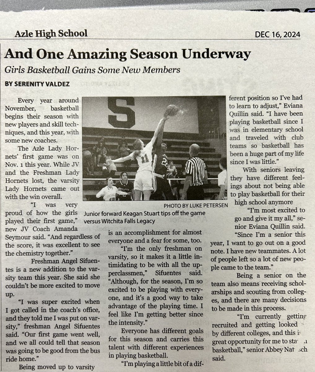 Azle Lady Hornet Basketball tweet media