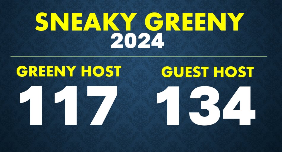 No. 

Greeny is now 0-11 in December.